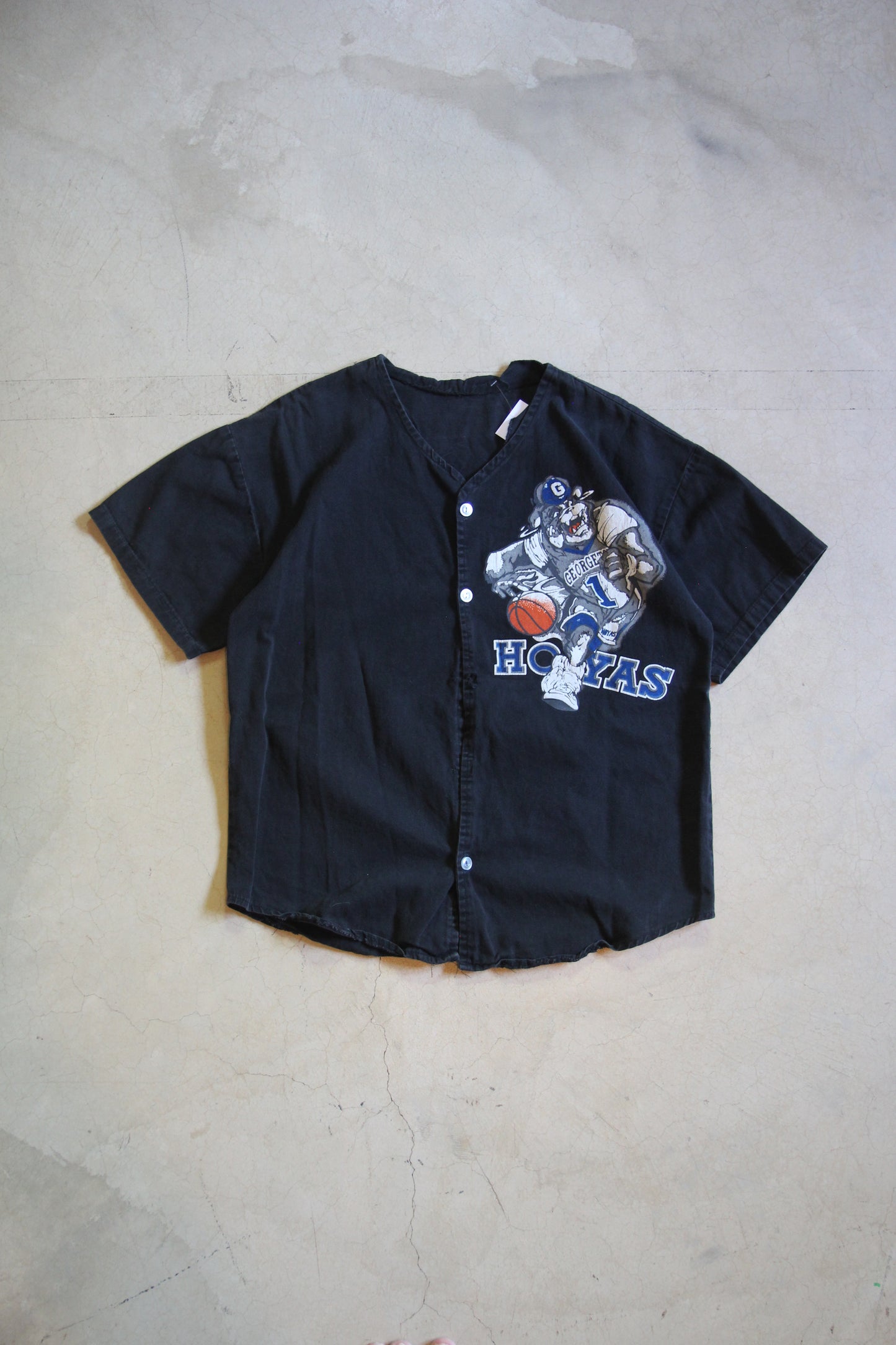 Vintage 90s Georgetown University Baseball Jersey (L)