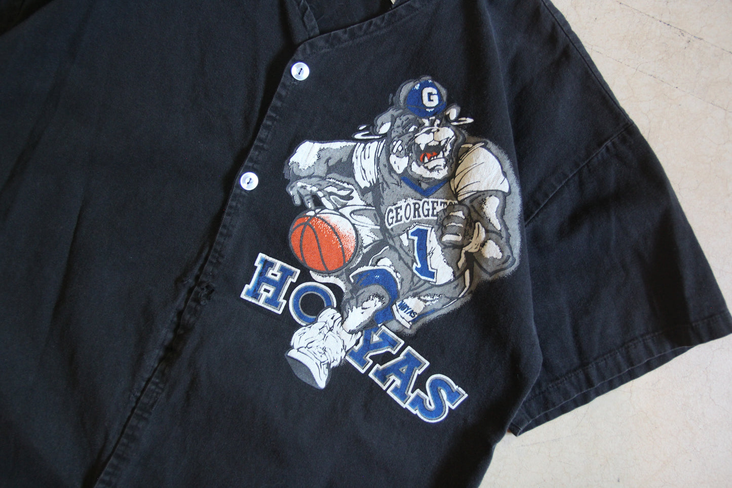 Vintage 90s Georgetown University Baseball Jersey (L)