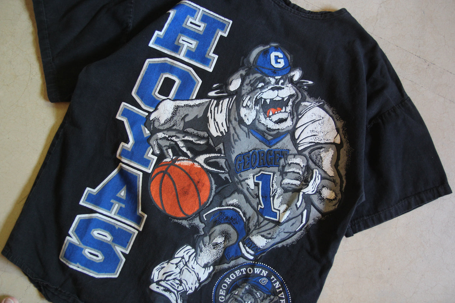 Vintage 90s Georgetown University Baseball Jersey (L)