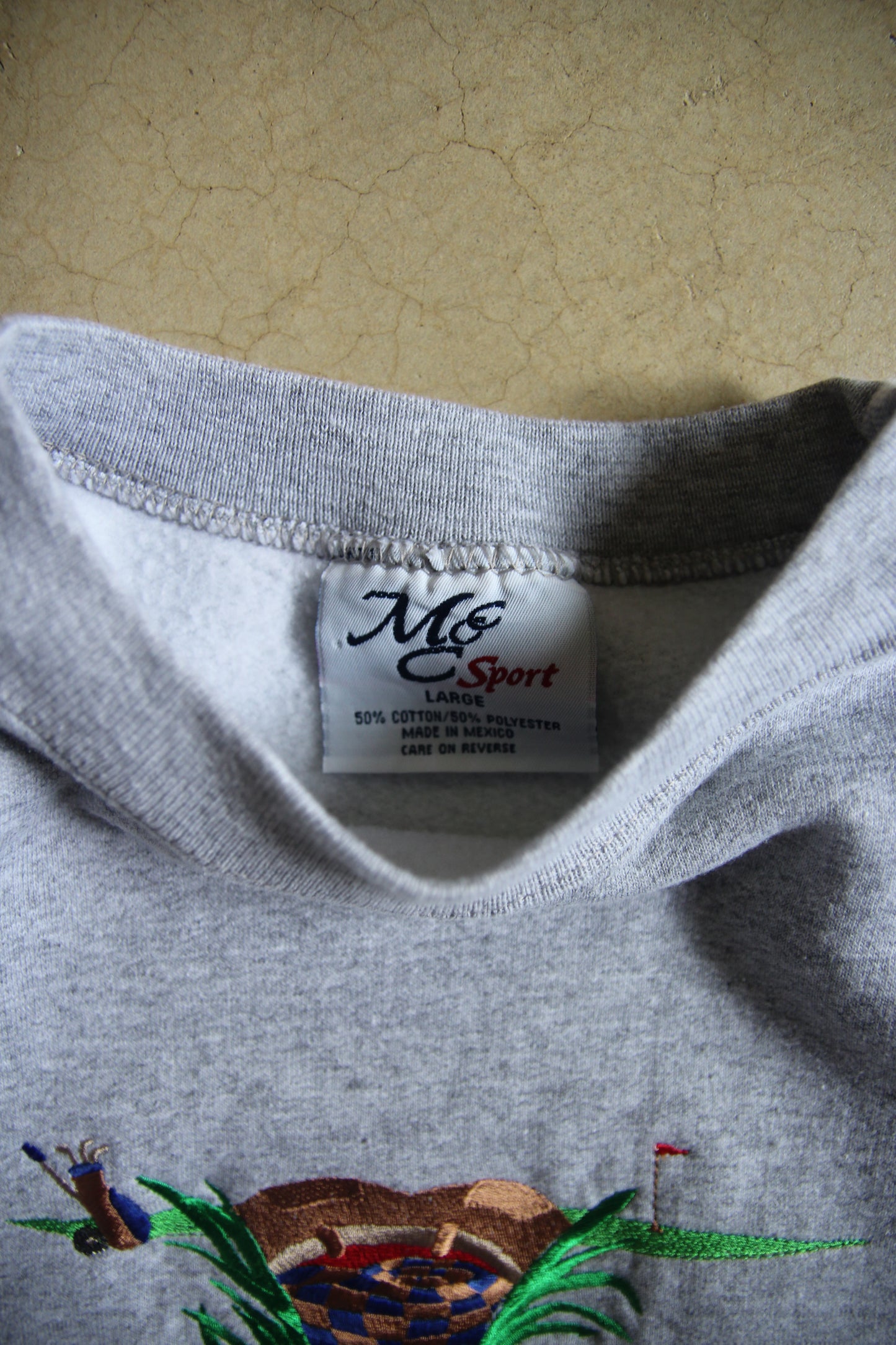 Vintage 90s "The Search" Golf Crewneck (L)