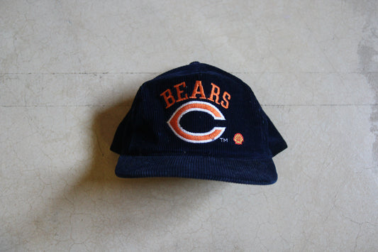 Vintage 90s Chicago Bears Corduroy Hat *FLAWS