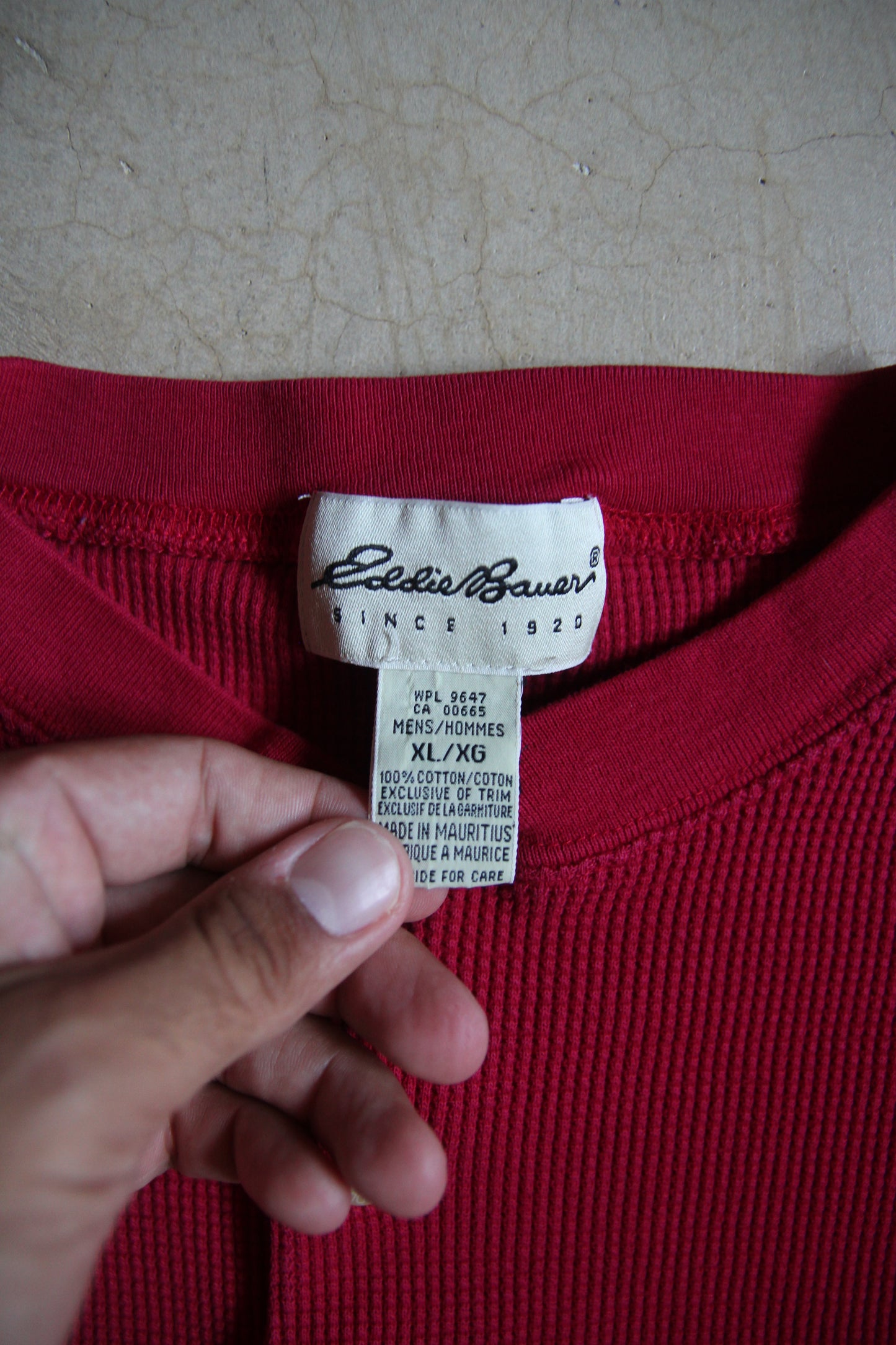 Eddie Bauer Waffle Knit Long Sleeve (XL)