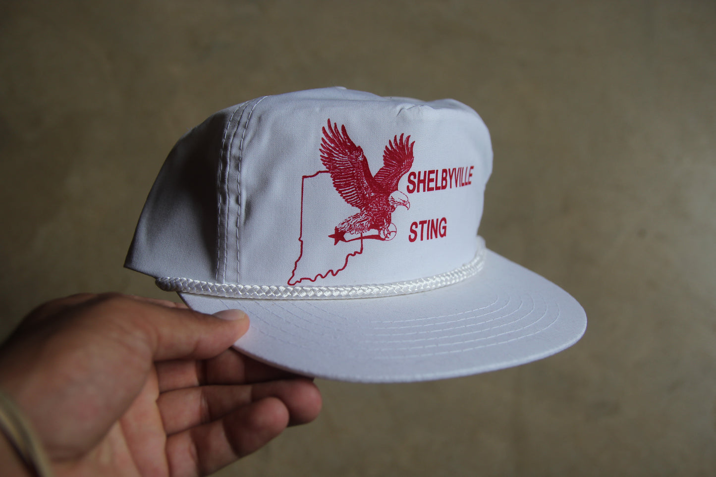 Vintage 80s Shelbyville Sting Rope Hat