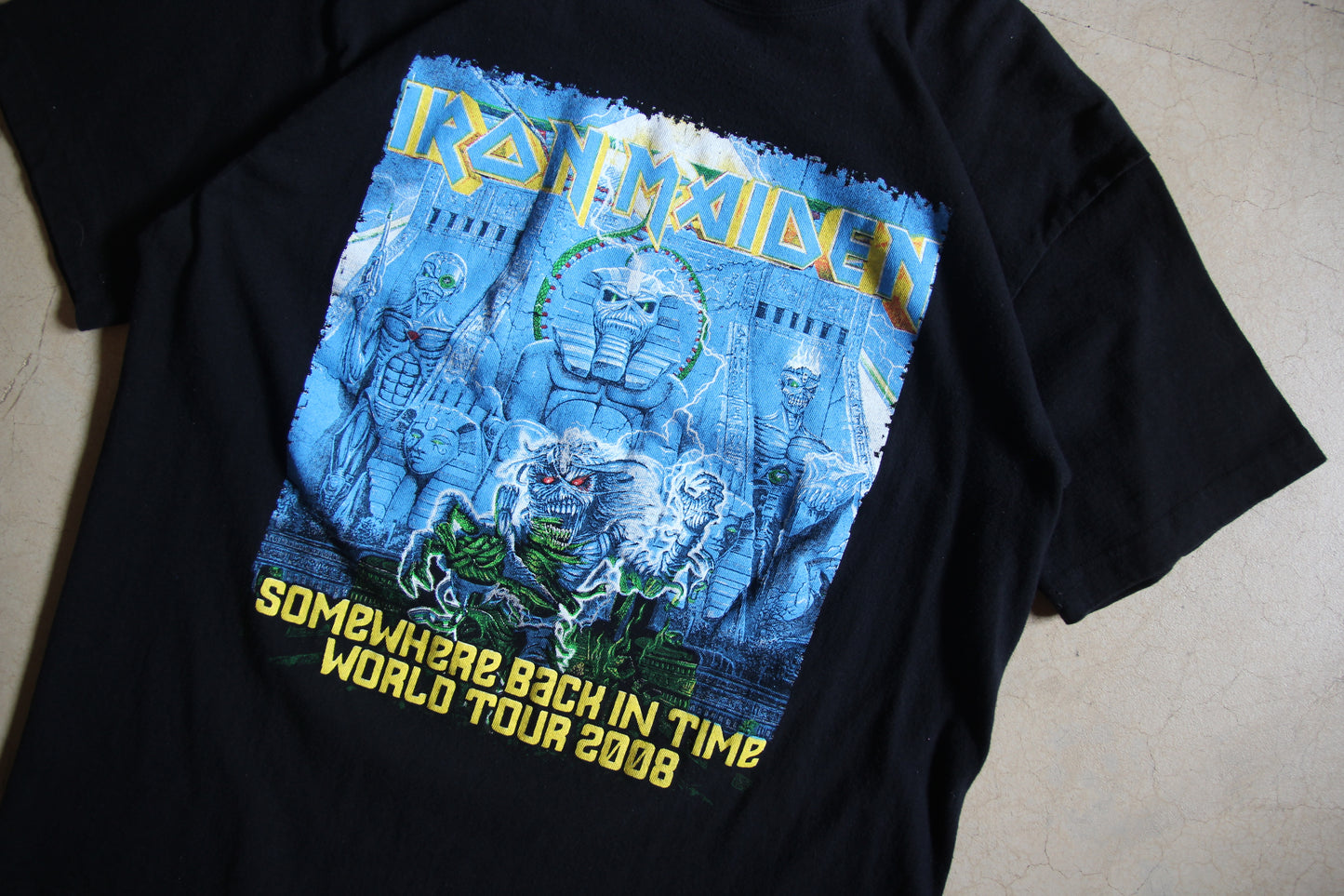 Iron Maiden '08 "Somewhere Back in Time" Tour Shirt (M)