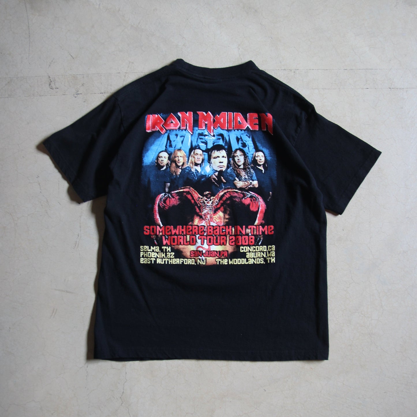 Iron Maiden '08 "Somewhere Back in Time" Tour Shirt (M)