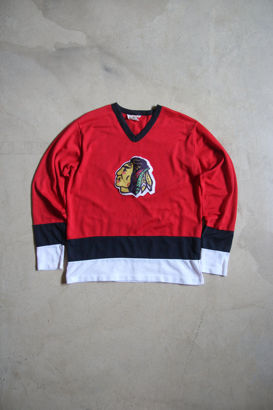 Vintage 70s Chicago Blackhawks Jersey (XL)