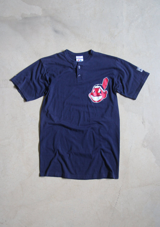 Vintage Cleveland Indians Little League Shirt (M)