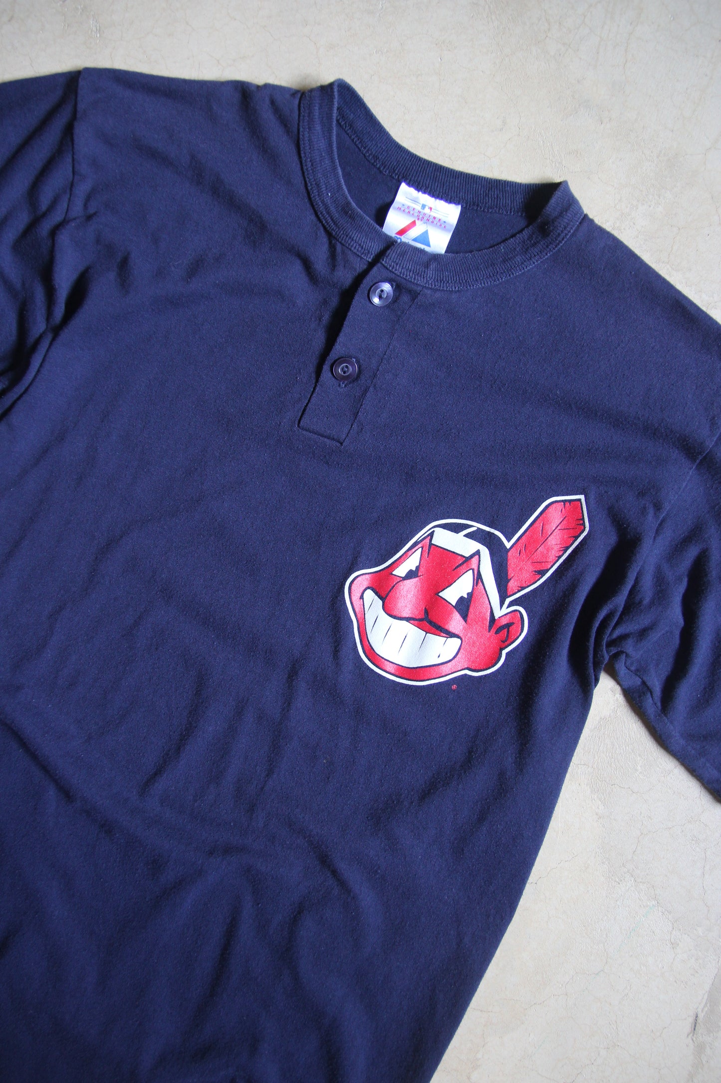 Vintage Cleveland Indians Little League Shirt (M)