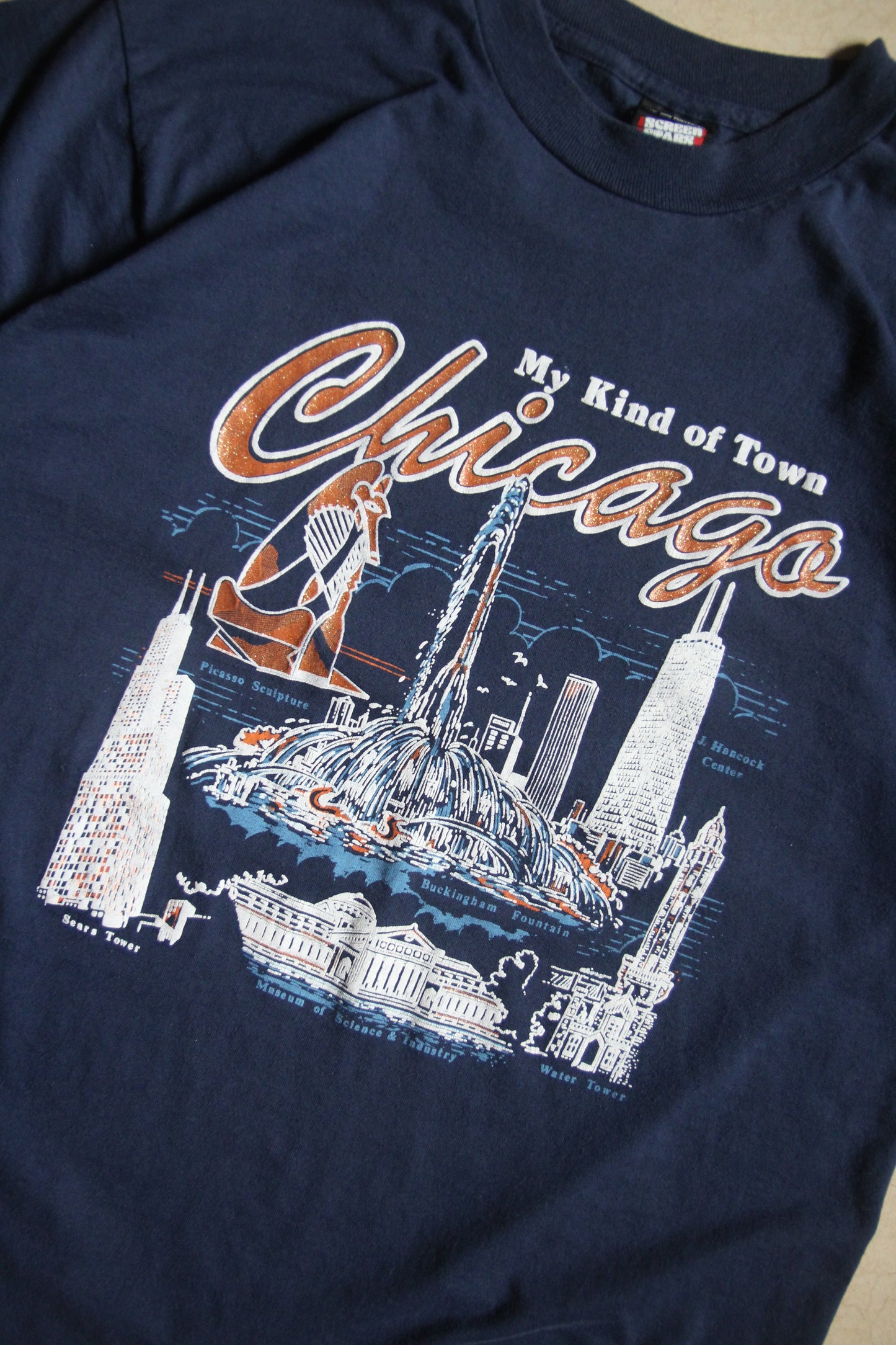 Vintage 90s Chicago "My Kind of Town" Shirt (XL)