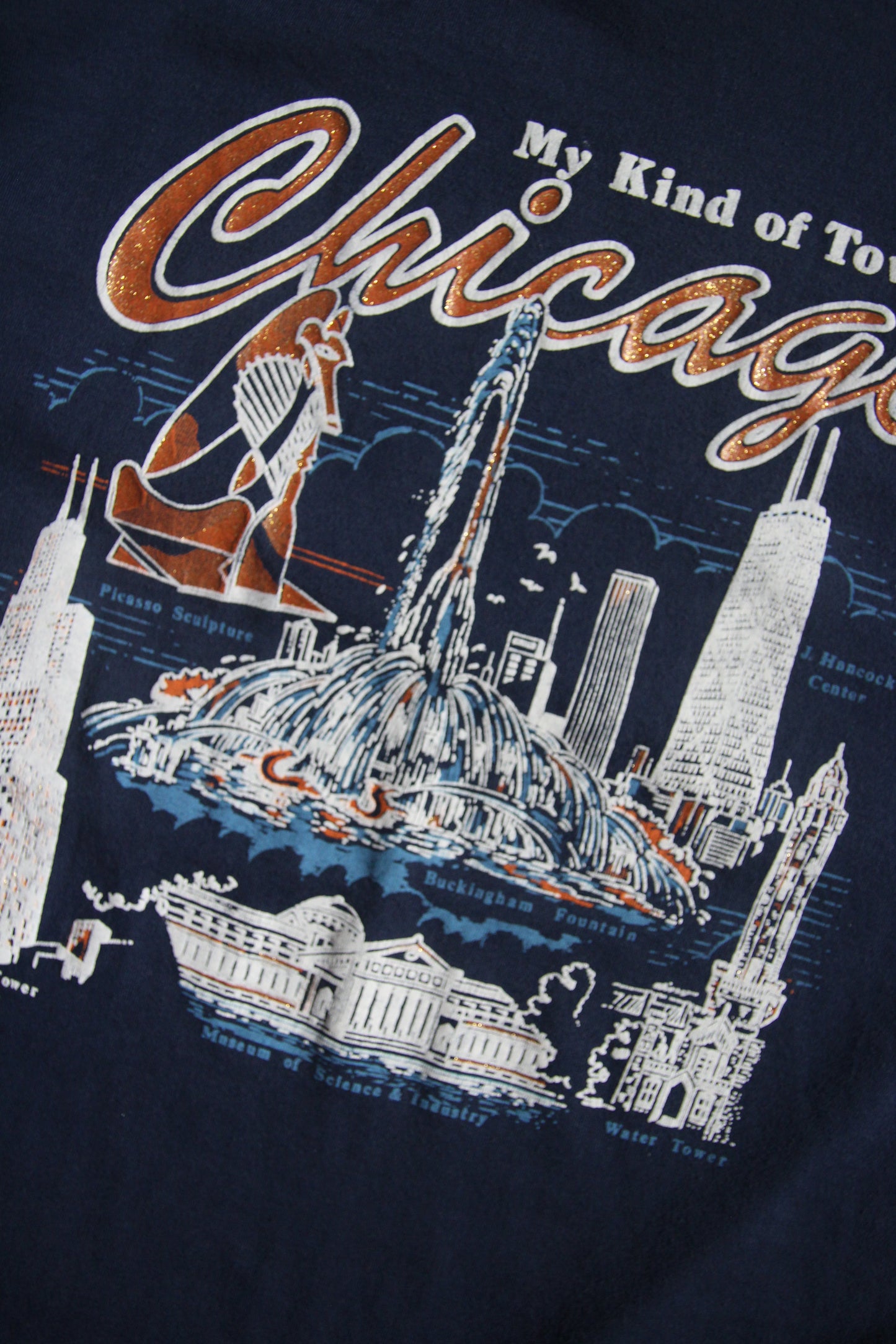 Vintage 90s Chicago "My Kind of Town" Shirt (XL)