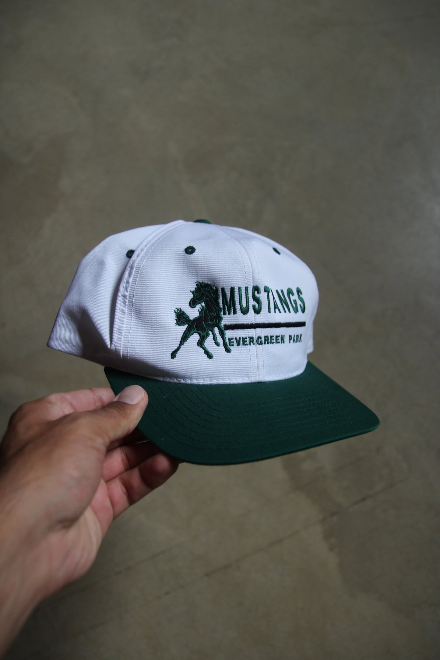 Vintage Evergreen Park Mustangs Hat