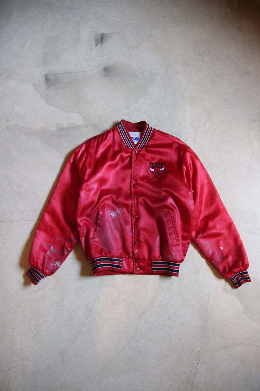 Vintage 90s Chicago Bulls Distressed Jacket (M)