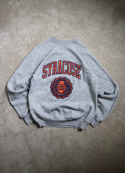 Vintage 80s Syracuse University Crewneck (L)