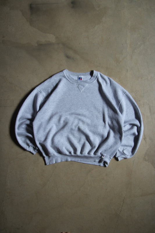 Vintage 90s Russell Athletic Gray Crewneck (L)