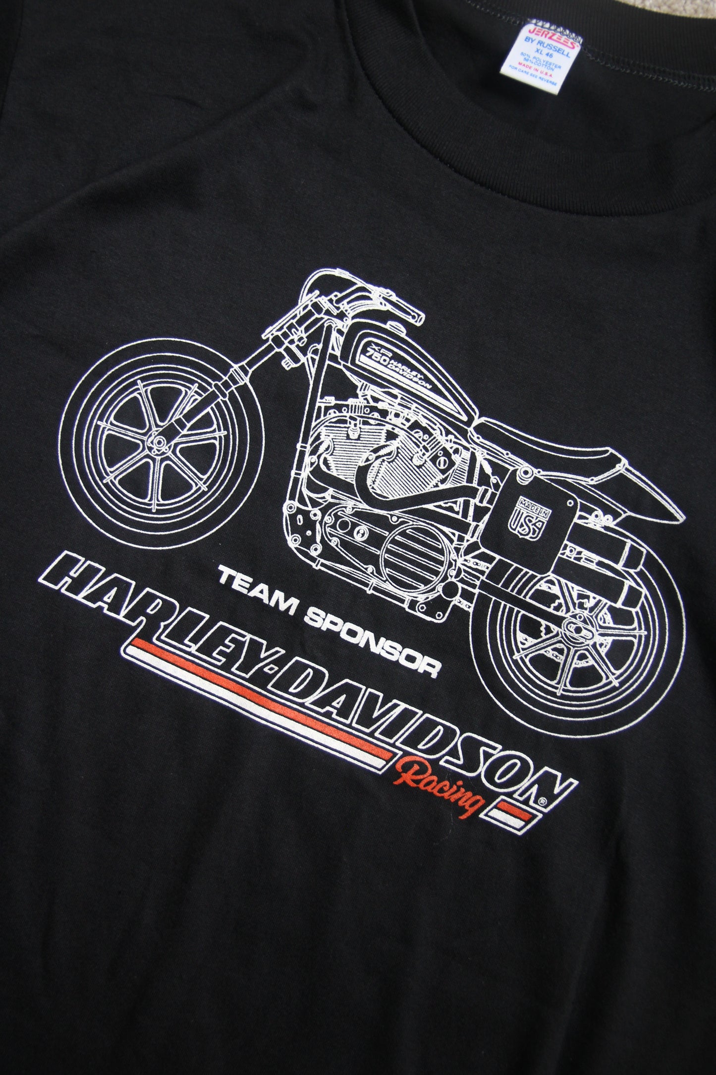 Vintage 90s Harley Davidson Motorcycle Shirt (XL)