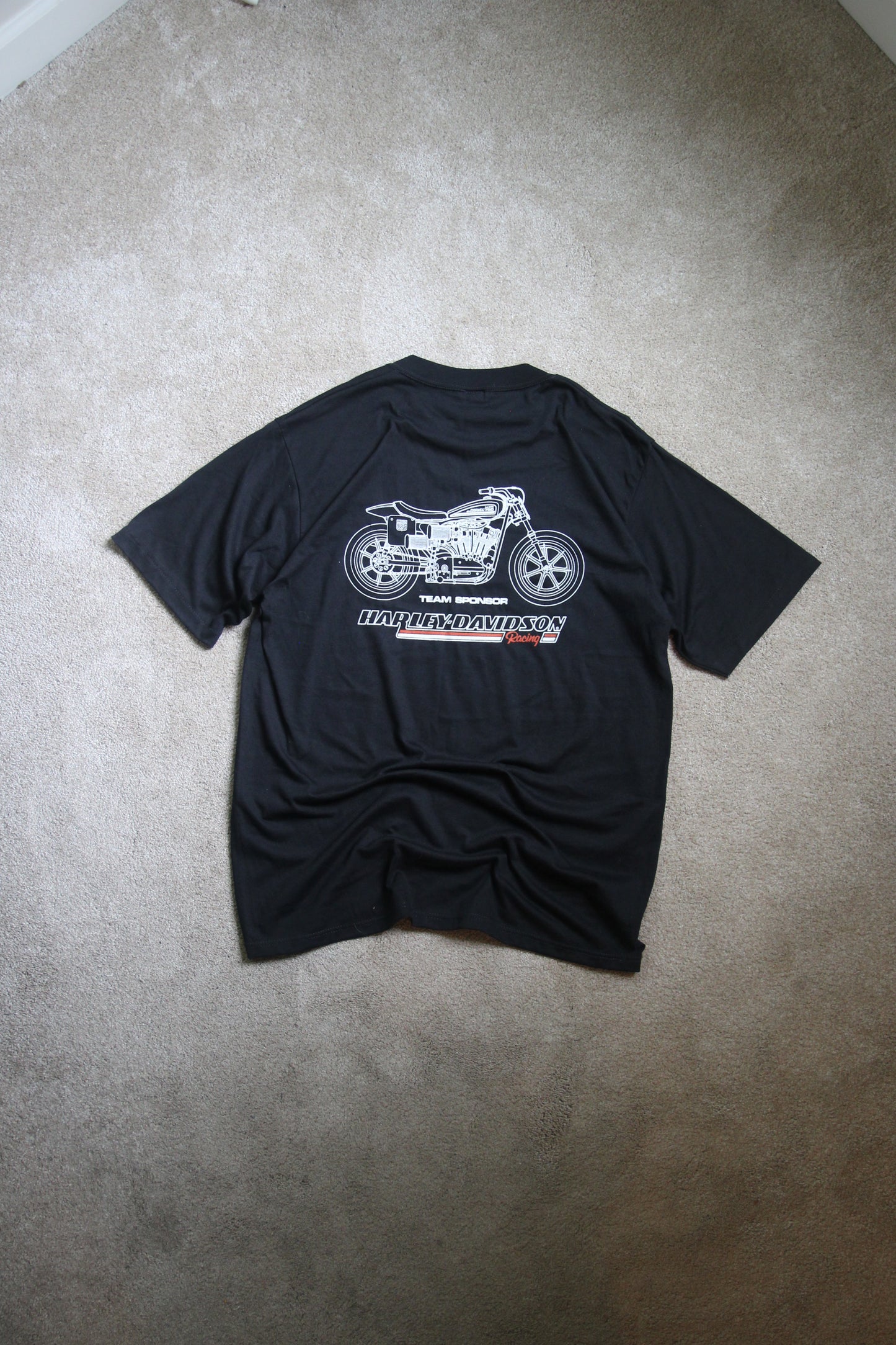 Vintage 90s Harley Davidson Motorcycle Shirt (XL)