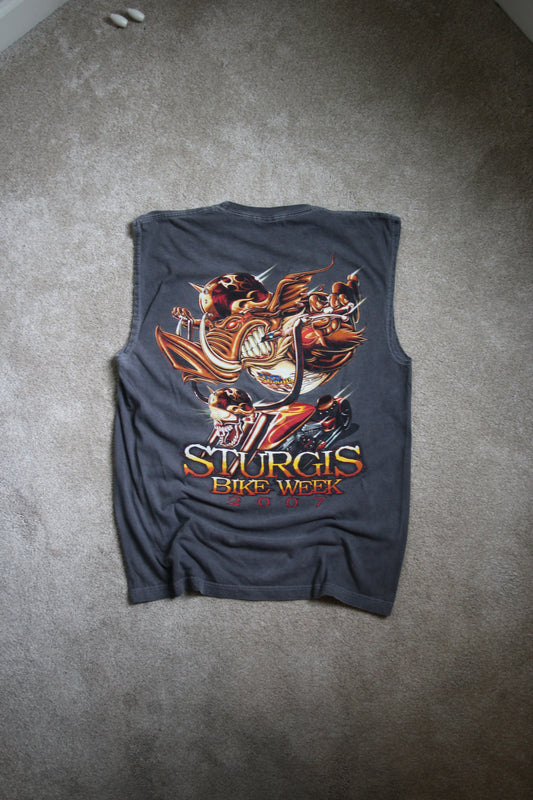 '07 Sturgis Bike Week Graphic Tank Top (L)