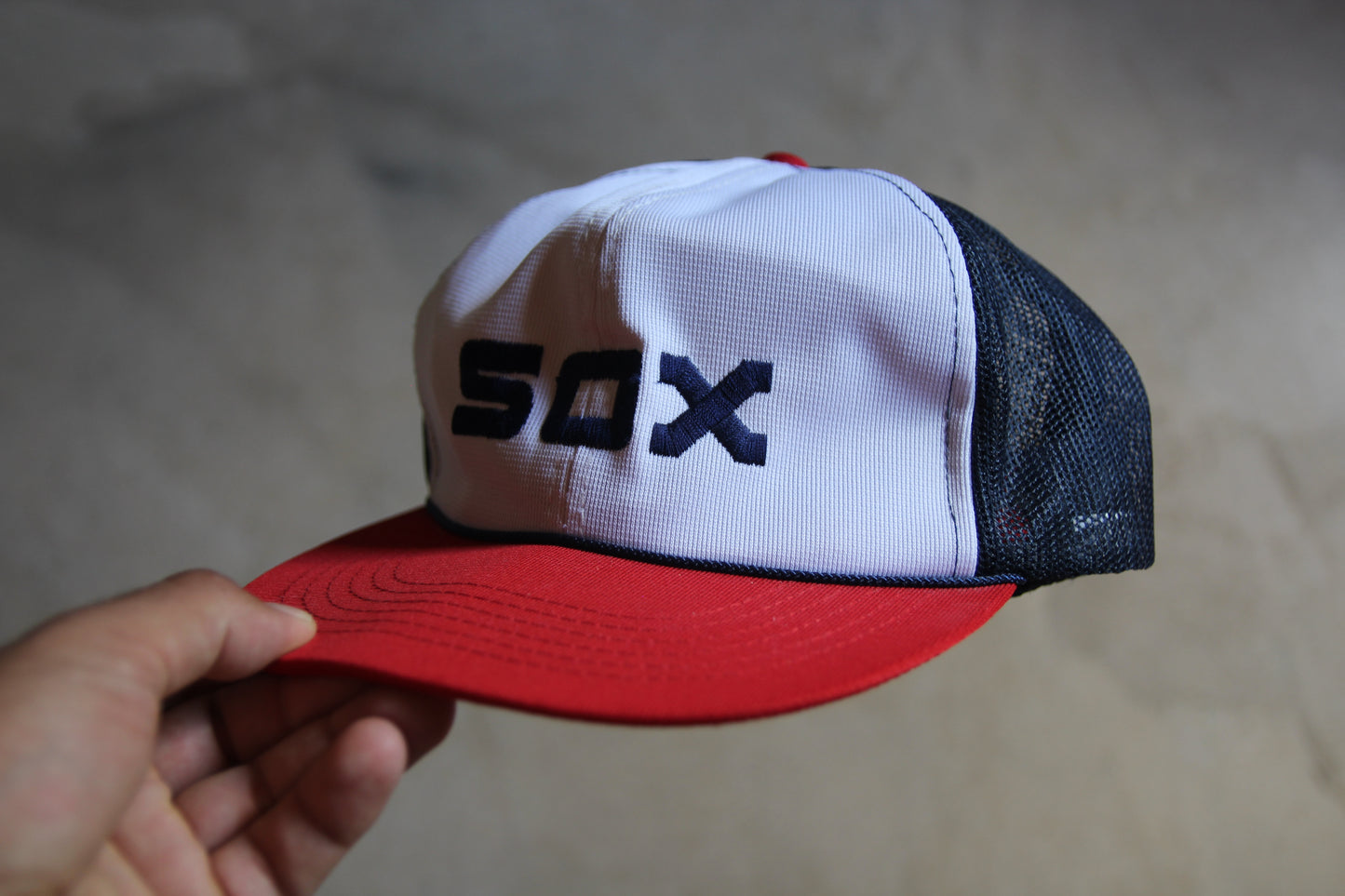 Vintage 90s Chicago White Sox Trucker Hat