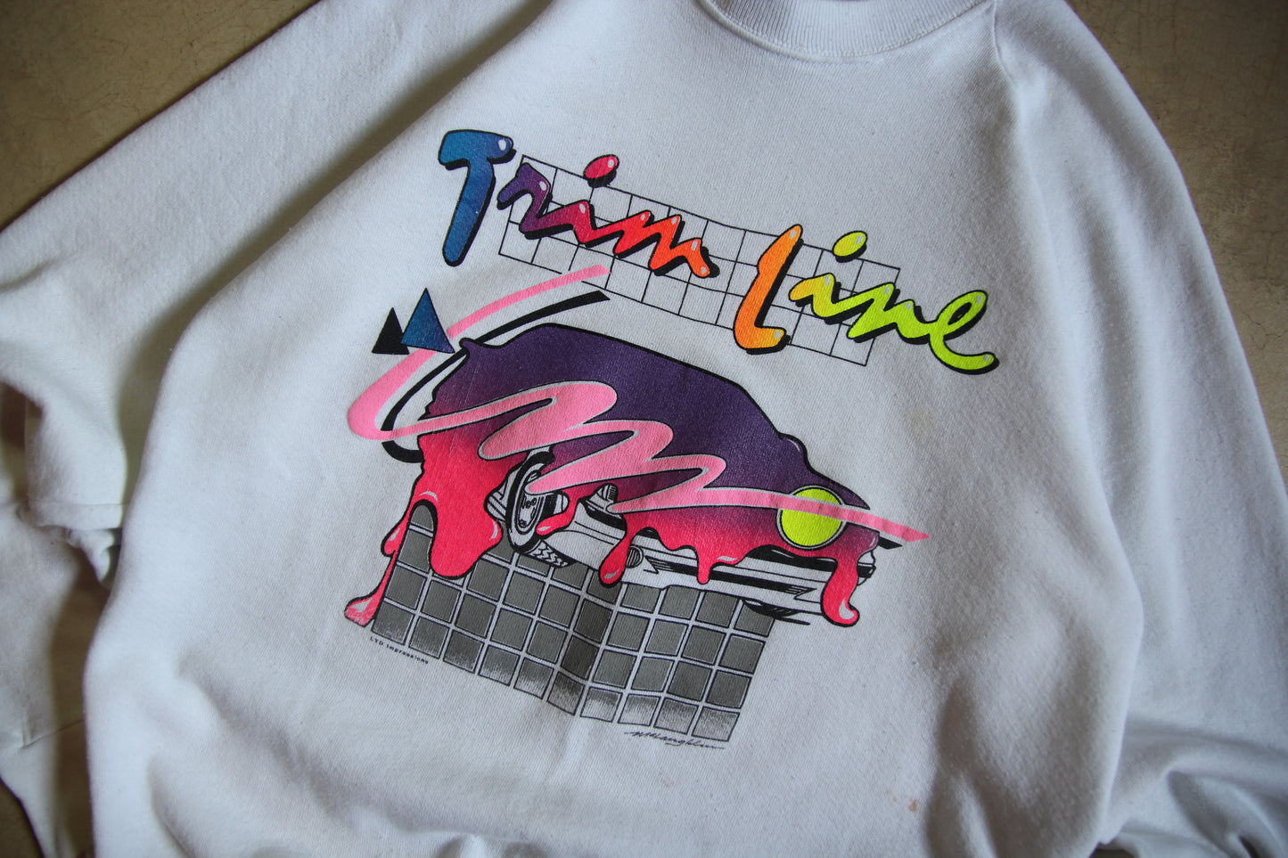 Vintage 80s Trim Line Car Crewneck (S)