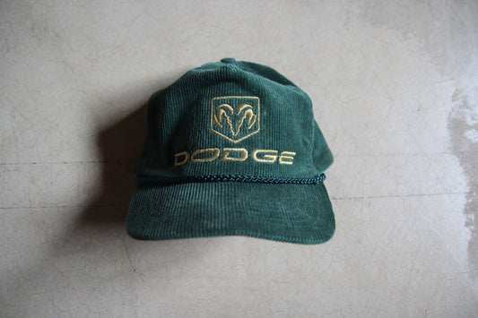 Vintage 90s Dodge Corduroy Rope Hat