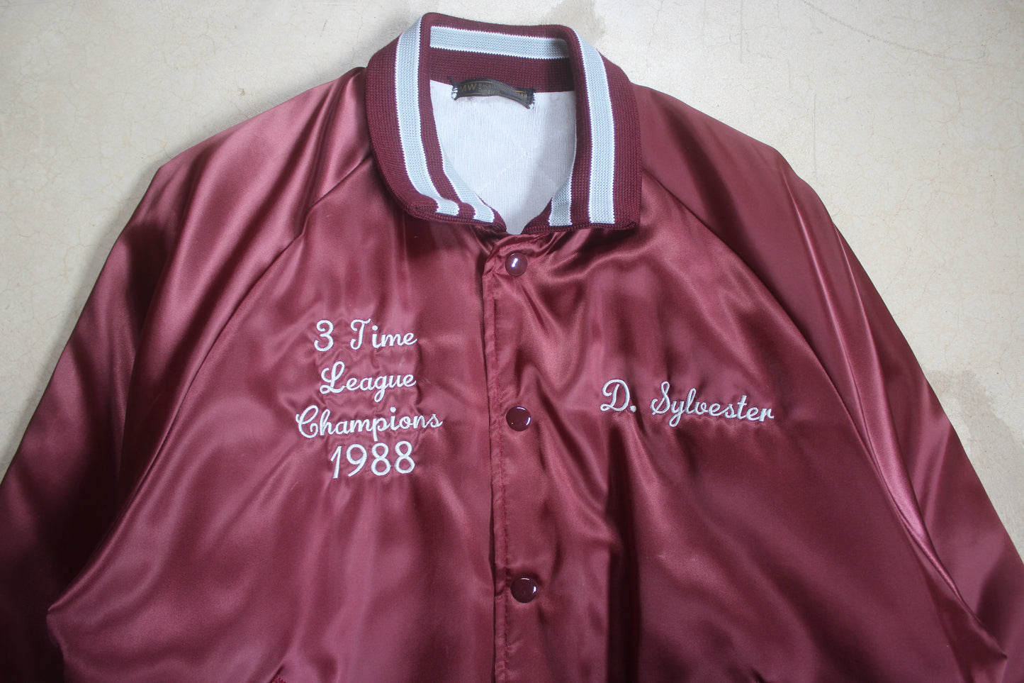 Vintage '88 "Sheet Metal Models" Varsity Jacket (L)