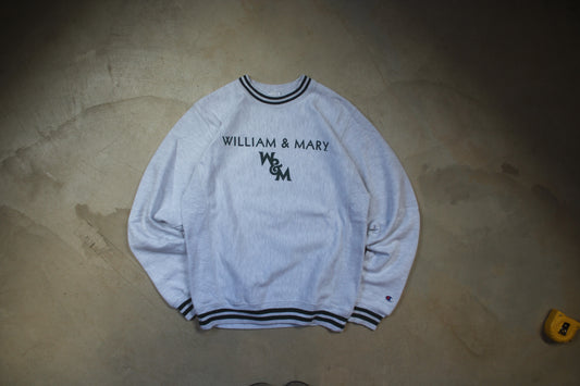 William & Mary Reverse Weave Crewneck (S)