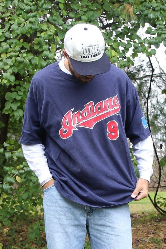 Vintage '95 Cleveland Indians Carlos Baerga Shirt (XXL)