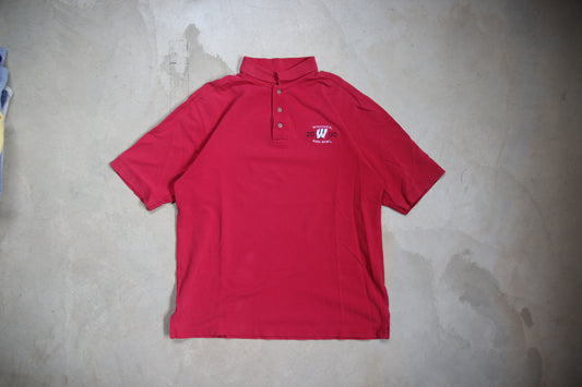 Vintage Wisconsin Badgers Rose Bowl Polo (M)