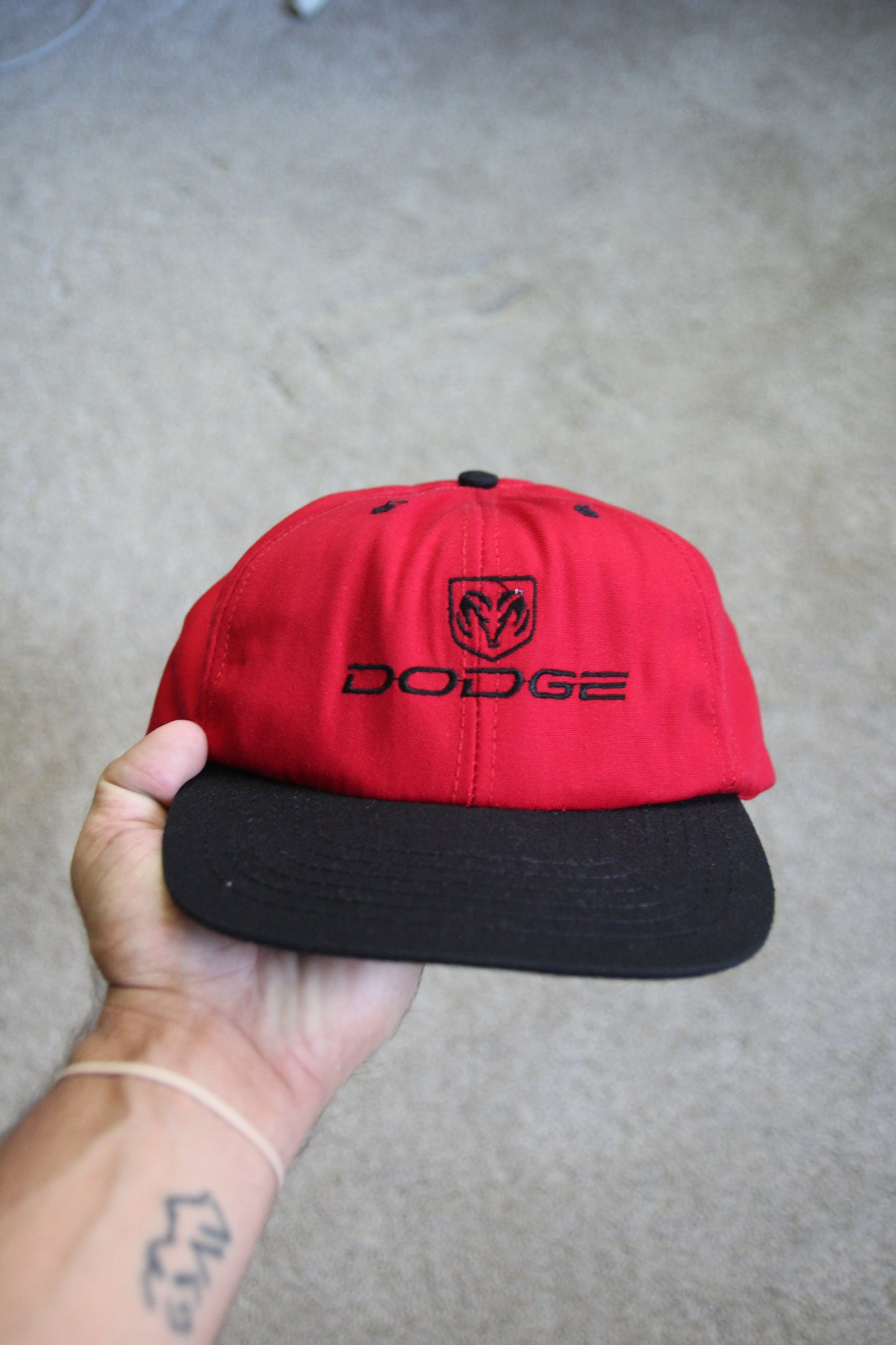 Vintage Distressed Dodge Snapback