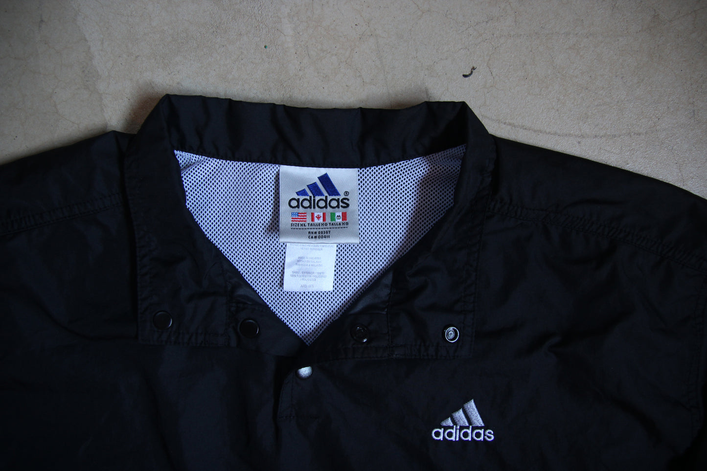 Vintage 90s Adidas Windbreaker Jacket (XL)