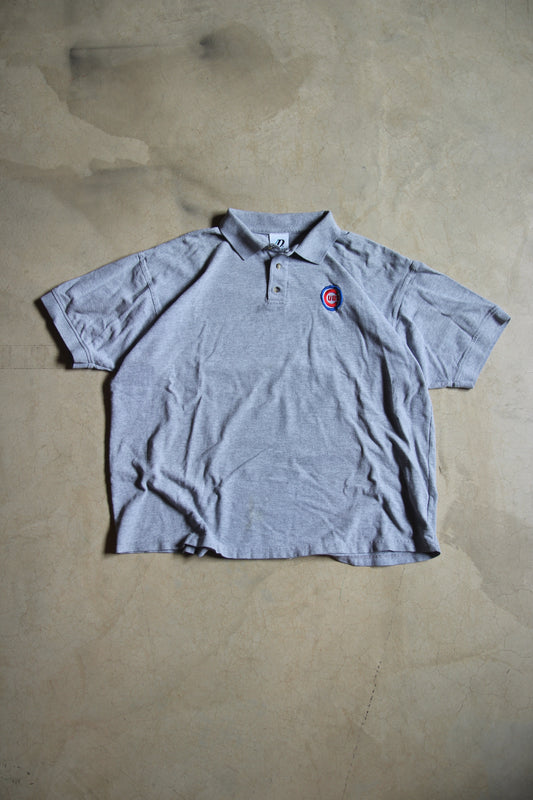 Vintage Chicago Cubs Polo Gray (XL)