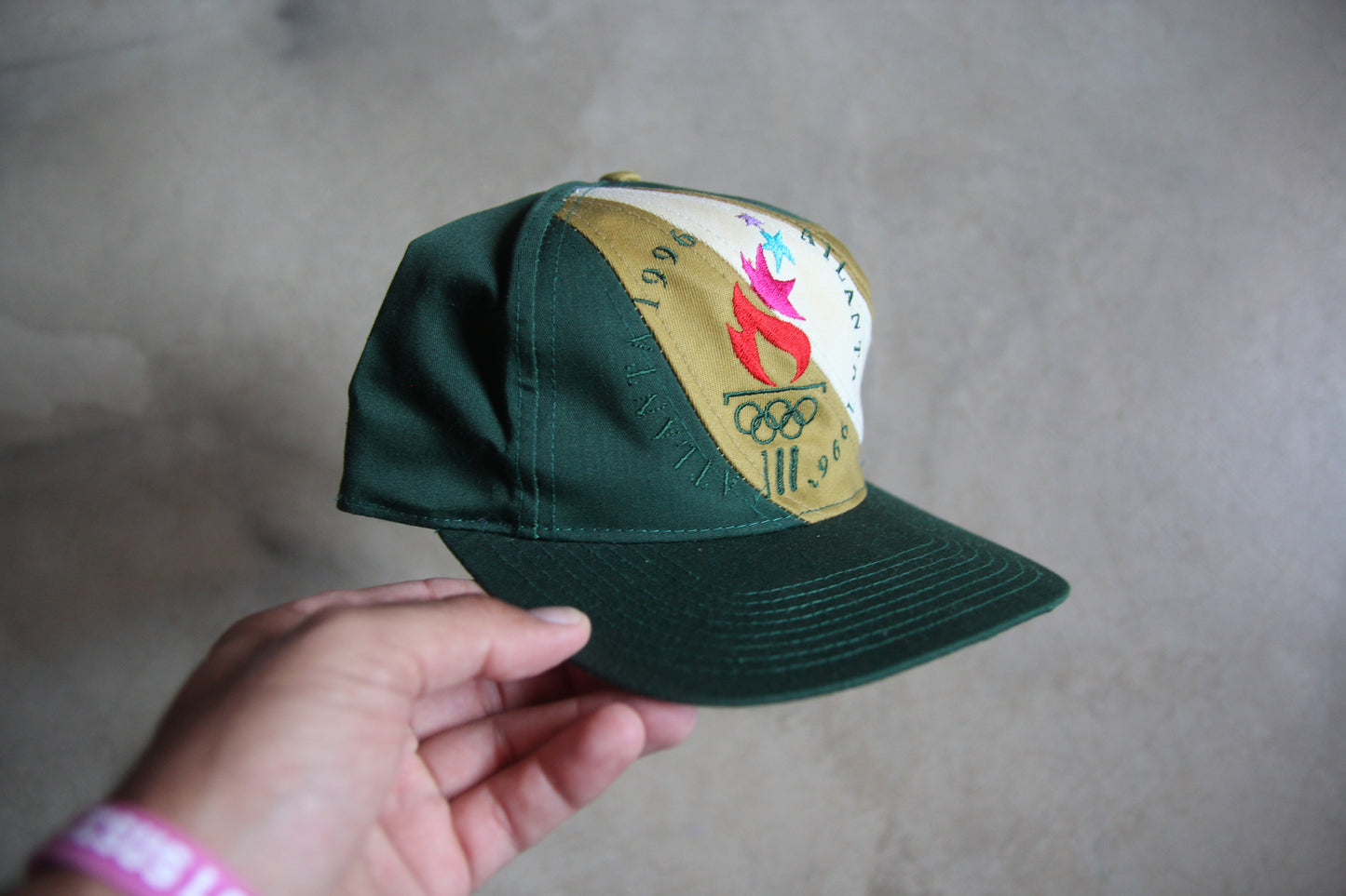 Vintage '96 Atlanta Olympics Swirl Snapback