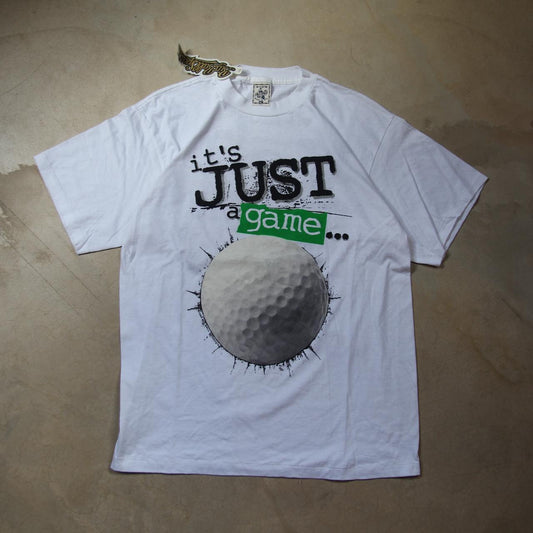 Vintage 90s "It's Just a Game" Golf Shirt NWT (XL)