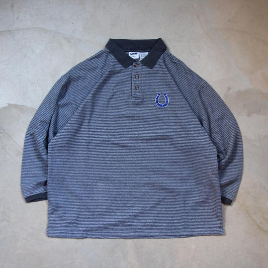 Vintage '99 Indianapolis Colts Long Sleeve Polo (XL)