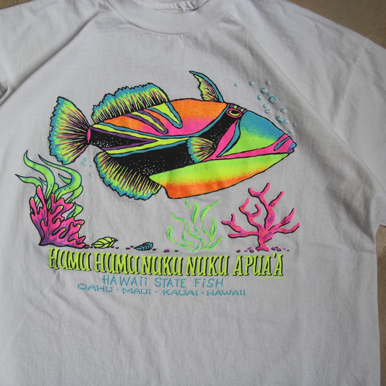 Vintage 90s Humu Humu Nuku Nuku Apua'a Shirt (L)